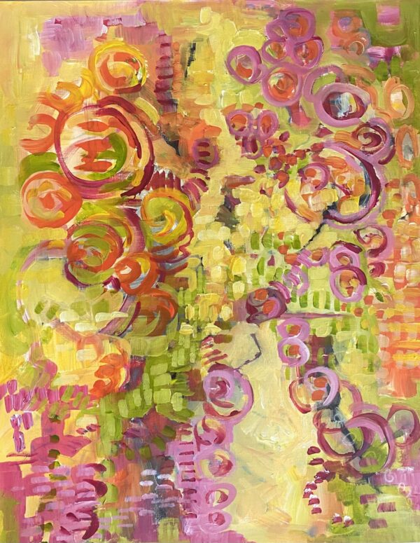 Golden Swirles. Print